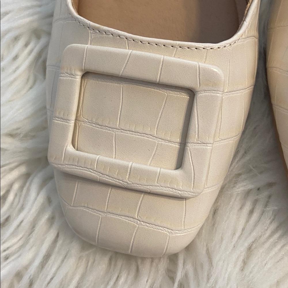CL by Landry Elegant Cream Block Heel Shoes size 9.5 BNWOT see all photos - Picture 4 of 12